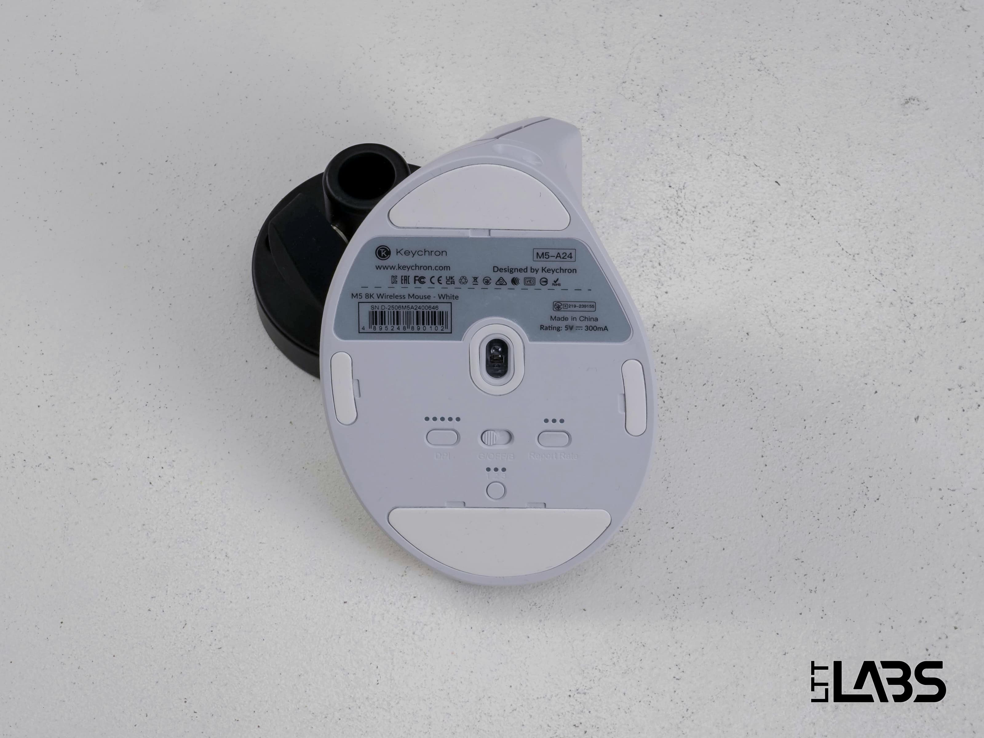 Keychron M5 Vertical bottom view